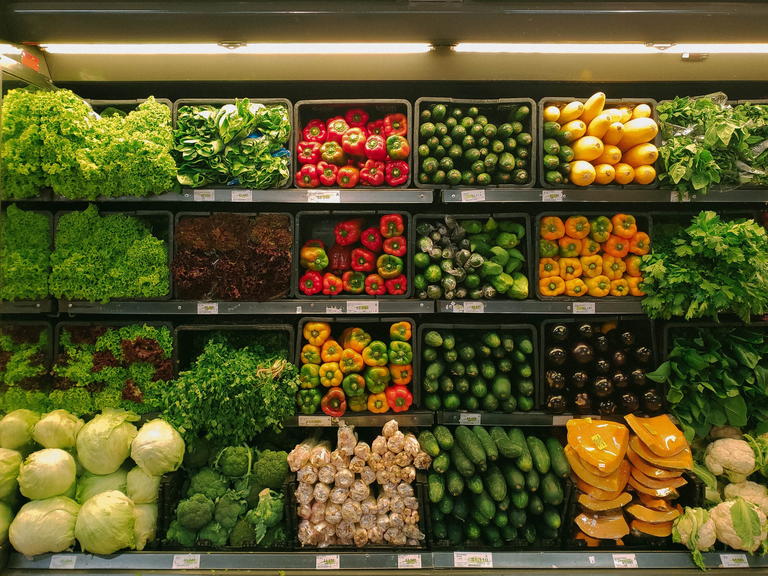 Grocery produce section