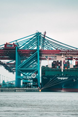 Supply chain sustainability - cargo ship image