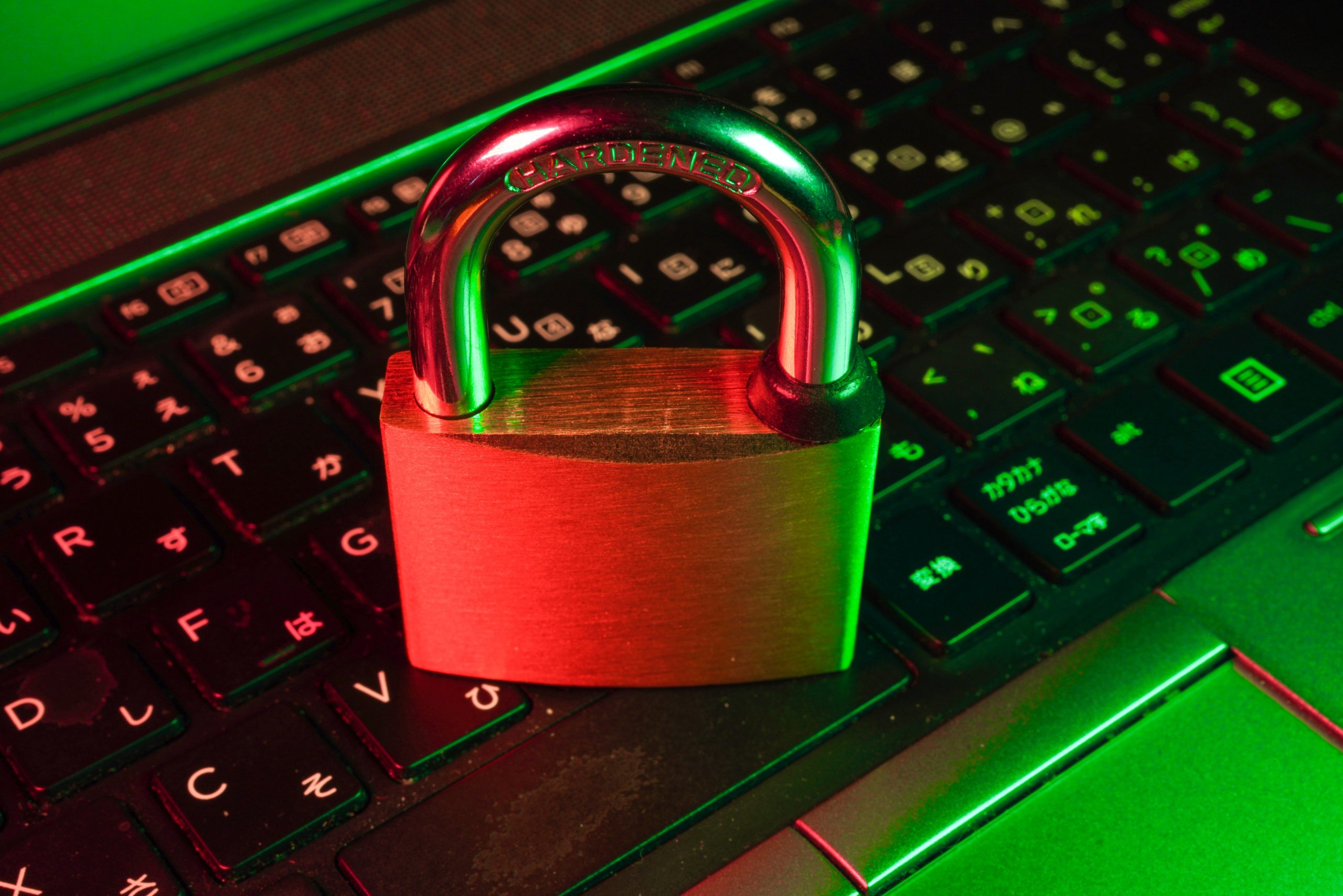 lock on computer - IT cyber risk