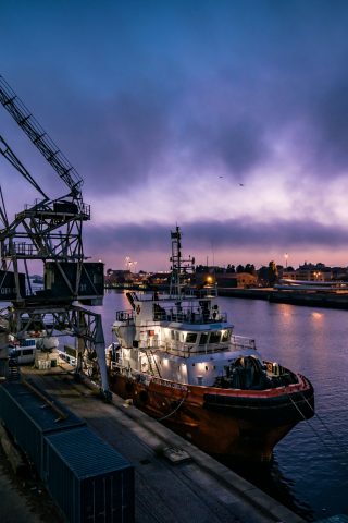 AI Sustainability Logistics - shipping port